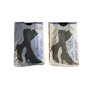 6 Pairs Silkies Ribbed Trouser Socks - QUEEN Size